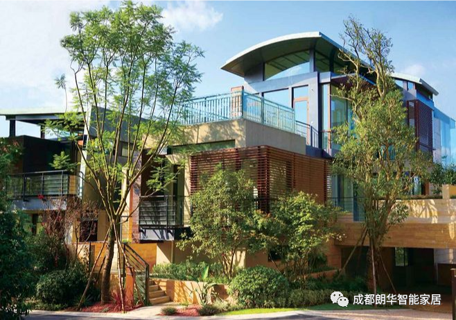 Control4榴莲APP色版控制构建自动化家居场景，成都麓湖生态城 蓝花屿全宅榴莲APP色版案例赏析